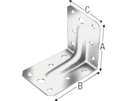 Winkelverbinder 90 x 90 x 65 mm stahl 1 Stk.