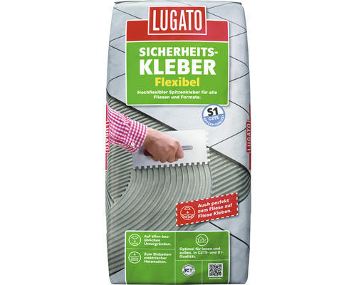 Lugato Fliesenkleber Sicherheitskleber Flexibel S1/C2TE 20 kg