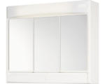 Hornbach LED-Spiegelschrank Jokey Saphir 3-türig 60x51x18 cm weiß