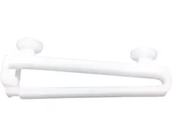 Schlaufengleiter weiß 5 cm 10 Stk.