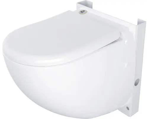 Wand-WC Sanisan 5 mit integrierter Kleinhebeanlage weiß