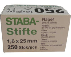 Stifte 1,6x25 mm Pack = 250 Stück