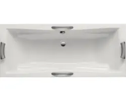 Rechteckbadewanne Ottofond Lusaka Duo 861201 180x80 cm weiß