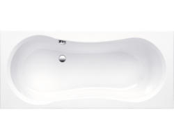 Rechteckbadewanne Ottofond Saipan 861301 180x80 cm weiß