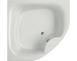 Hornbach Eckbadewanne Ottofond Tirana 861401 150x150 cm weiß