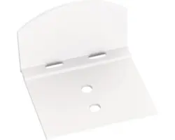 Gutta Abschlusswinkel 16 mm Aluminium weiss 62 x 56 x 41 mm Pack = 2 St