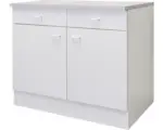 Hornbach Unterschrank Flex Well Speed/Salina weiß 100x85x50 cm mit Drehtür