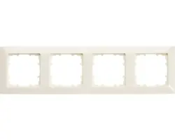 Abdeckrahmen 4-fach Siemens 5TG25540 titanweiß