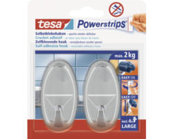 Haken Tesa Powerstrips Oval chrom