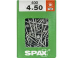 Hornbach Spax Universalschraube Senkkopf Stahl gehärtet T 20, Holz-Teilgewinde 4x50 mm, 400 Stück