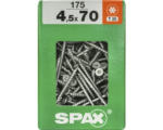 Hornbach Spax Universalschraube Senkkopf Stahl gehärtet T 20, Holz-Teilgewinde 4,5x70 mm, 175 Stück