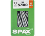 Hornbach Spax Universalschraube Senkkopf Stahl gehärtet T 20, Holz-Teilgewinde 5x100 mm, 30 Stück