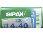 Hornbach Spax Universalschraube, Edelstahl A2, Senkkopf T 20, Holz-Teilgewinde, 4x40 mm, 200 Stück