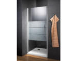 Hornbach Drehtür für Nische Schulte Galaxy 800x1900 mm Dekorglas Depoli Light alunatur