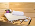 Hornbach Sauna Kopfstütze Classic Karibu aus Espenholz