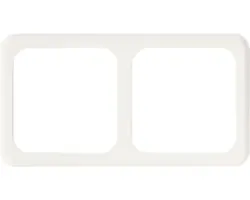 Rahmen 2-Fach Möbeleinbau weiß