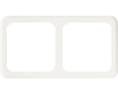 Rahmen 2-Fach Möbeleinbau weiß