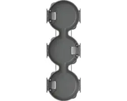 Unterputz-Einbaudose 3-fach T 40,5 mm schwarz