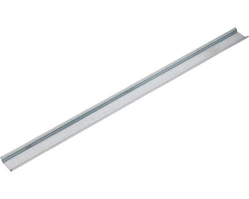 Hutprofilschiene ungelocht aus Stahl bandverzinkt, L: 500 mm