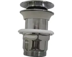 Schaftventil Klick Komfort 112/63 mm für Waschtische ohne Überlauf chrom