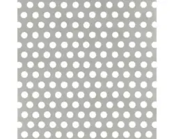 Lochblech Aluminium silber 250x500x0,8 mm Lochung Rund