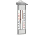 Hornbach Innen- und Außenthermometer Analog TFA Kunststoff grau mit minimal/maximal Anzeige