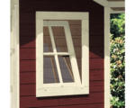 Hornbach Einzelfenster für Gartenhaus 28 mm Karibu (Dreh/Kipp) 69x79 cm elfenbeinweiß