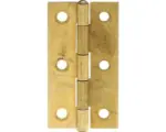 Hornbach Scharnier schmal 64x34 mm vermessingt