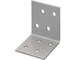 Winkelverbinder 40 x 40 x 40 mm, sendzimirverzinkt, 1 Stück