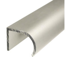 Griffprofil Aluminium silber 25 x 19 , 1 m