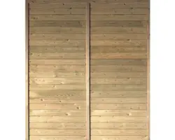 Seitenwand Karibu 180 x 200 cm, kesselduckimprägniert