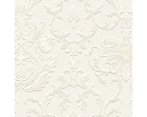 Papiertapete Belle Epoque 2 Glitzer weiß