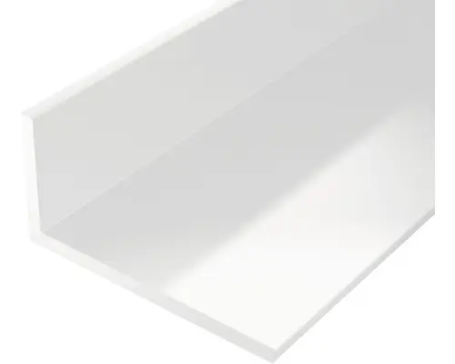 Winkelprofil PVC weiß 40x10x2 mm, 2 m