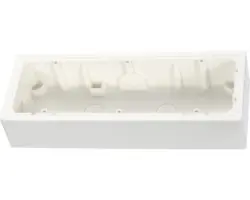 Aufputz-Gehäuse 3-fach Siemens titanweiß 5TG2903