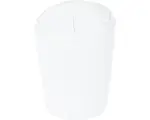 Hornbach Schwingdeckeleimer Spirella Move Ø 15 cm weiß 2 Liter