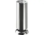 Hornbach Möbelfuß Ø 50 mm, H 150-160, edelstahlfarbig