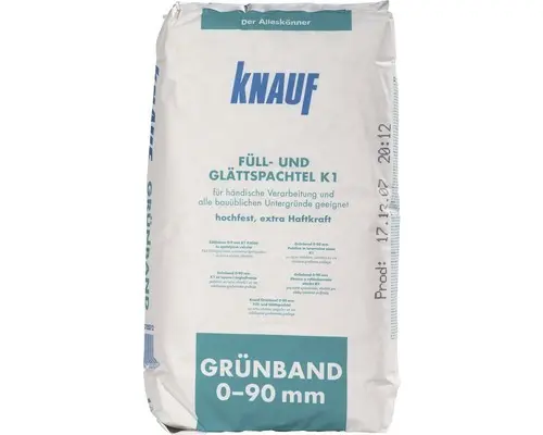 Füll- und Glättspachtel Grünband Knauf 5 kg