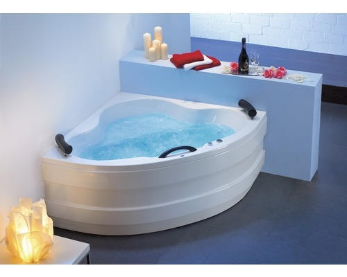 Whirlpool Ottofond Samba 140x140 cm mit Farblichttherapie