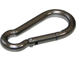 Feuerwehr-Karabiner 4x40 mm A4 Edelstahl, 100 Stück