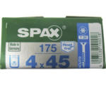 Hornbach Spax Universalschraube, Edelstahl A2, Senkkopf T 20, Holz-Teilgewinde, 4x45 mm, 175 Stück