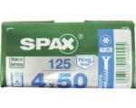 Hornbach Spax Universalschraube, Edelstahl A2, Senkkopf T 20, Holz-Teilgewinde, 4x50 mm, 125 Stück