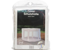 Schutzhülle für Gartentisch Ø 125 H 75 cm transparent