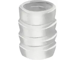 Muffe Kunststoff M6 mm, 100 Stück