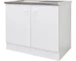 Hornbach Komplettspüle Flex Well Speed weiß/weiß 100x50 cm