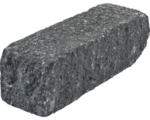 Hornbach Mauerstein Siola Kombi Granit-Schwarz 37,5x12,5x12,5 cm
