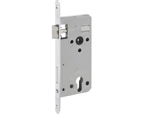Einsteckschloss für Innentüren mit Profilzylinderlochung ohne Wechselfunktion (PZ)
