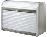 Hornbach Mülltonnenbox biohort Store Max 160 163x78x120 cm silber-quarzgrau