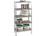 Hornbach Schwerlastregal Schulte 5 Holzböden verzinkt 2000x1000x500 mm
