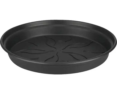 Untersetzer elho Green Basics Kunststoff Ø 34 H 5 cm anthrazit