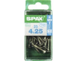 Hornbach Spax Universalschraube, Edelstahl A2, Senkkopf T 20, Holz-Vollgewinde, 4x25 mm, 25 Stück